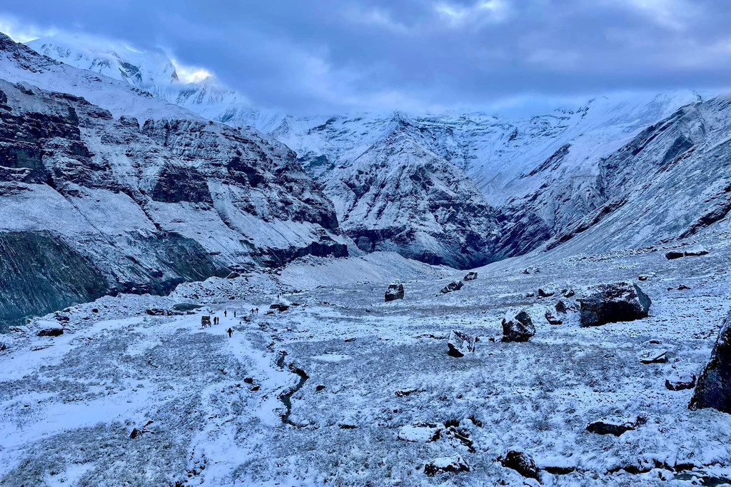 Glaciers in the high Himalayas feed major South Asian river systems, including the Indus, Ganges and Brahmaputra, supporting tens of millions lives and livelihoods downstream.
